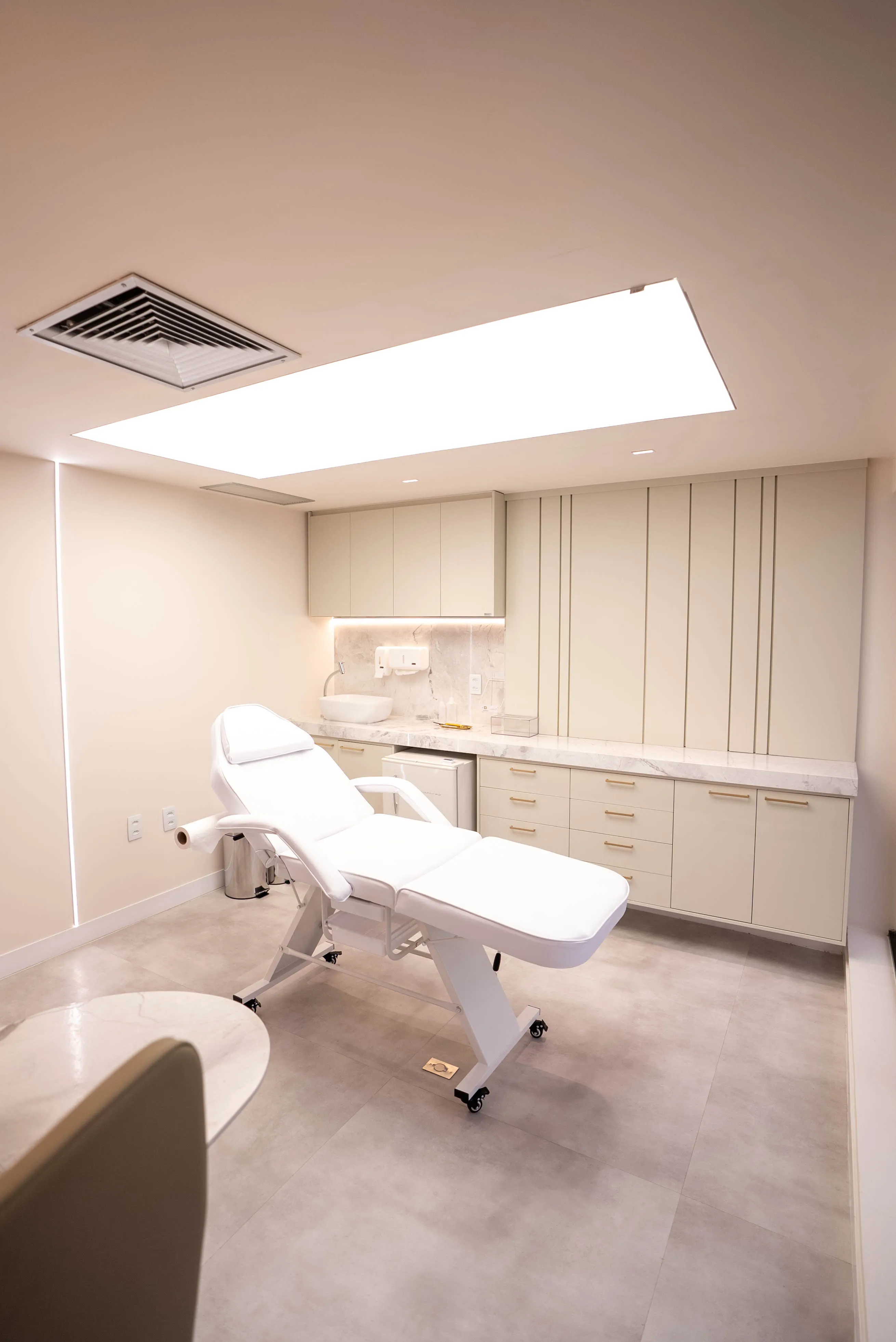 Sala de dermatologia da Clínica Revitalis